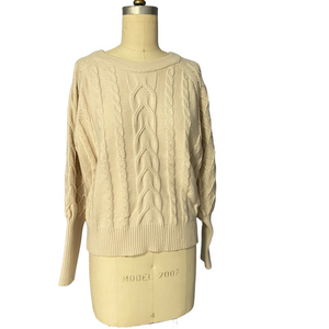 Tahari Cable Knit Sweater cozy soft XL